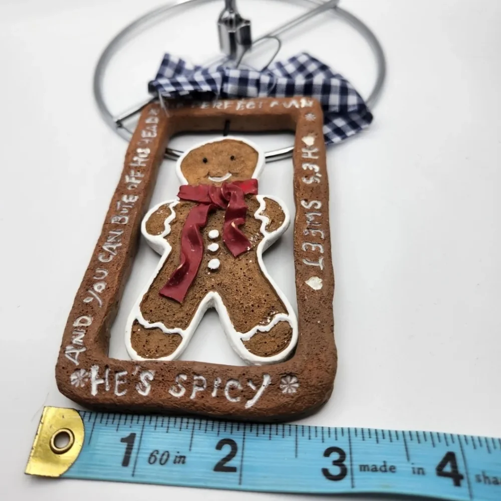 Christmas Ornament, Gingerbread Man, Perfect Man